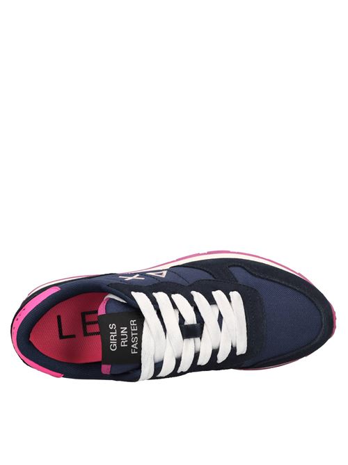 Sneakers in camoscio e tessuto SUN68 | Z42201BLU NAVY BLUE